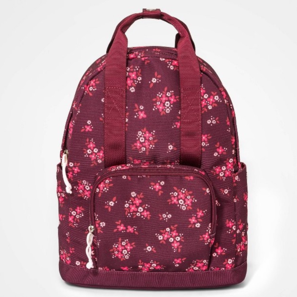 Cat & Jack Floral Backpack with card holder